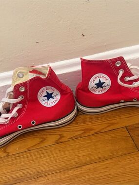 Converse Kids Red High Top Chuck Taylor Sneakers